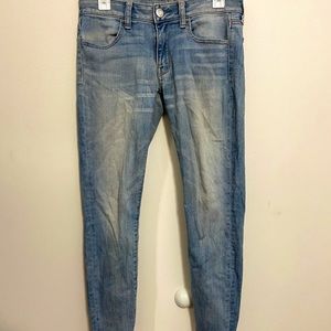 American Eagle Light Wash Jeggings